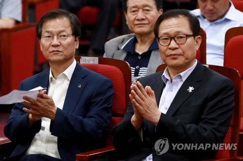 국민의당 천정배(63 왼쪽), 문병호(58) 전 최고위원 [연합뉴스 자료사진]