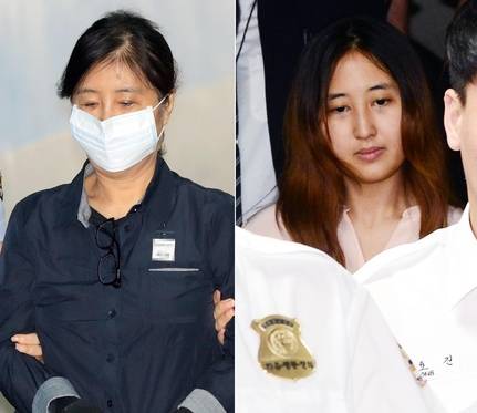 최순실(좌)씨와 딸 정유라(우)씨./연합뉴스 제공