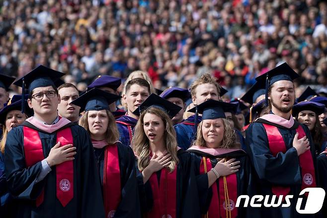 미국 버지니아주(州) 리버티 대학교의 졸업식. (자료사진) ? AFP=뉴스1