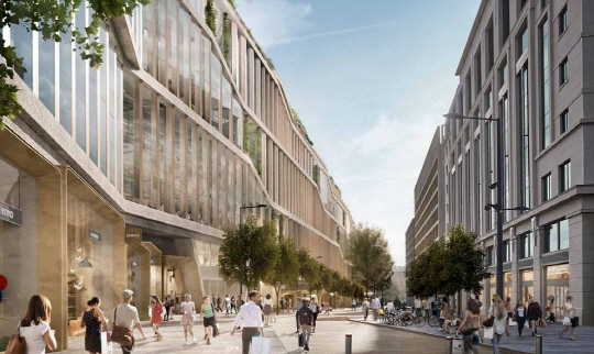 구글이 영국 킹스크로스역에 근처에 지을 10 억 파운드 규모의 런던 본사에 대한 최종 계획을 발표했다./사진=구글