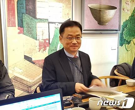 이영열 문체부 예술정책관이 11일 서울 중구 청계천로 한 식당에서 문화예술교육 5개년 종합계획에 대해 설명하고 있다. ? News1