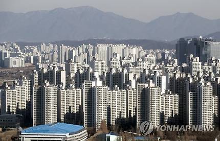 서울 송파.강동구 일대 아파트 전경 [연합뉴스 자료사진]