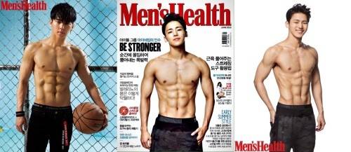 [맨즈헬스 표지모델에 발탁된 마이네임 인수. 사진제공=맨즈헬스]