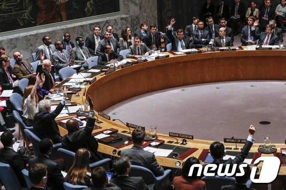 유엔 안전보장이사회. © AFP=뉴스1
