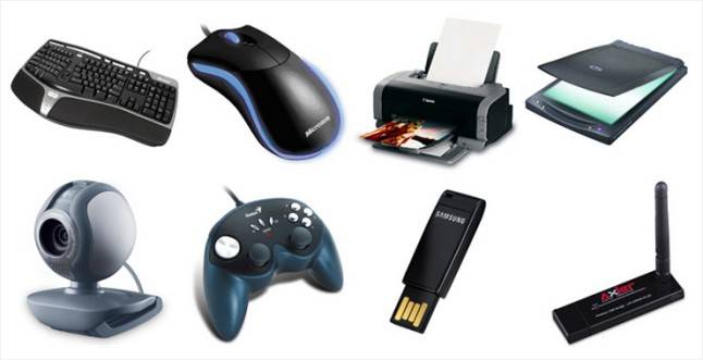 USB를 지원하는 다양한 기기