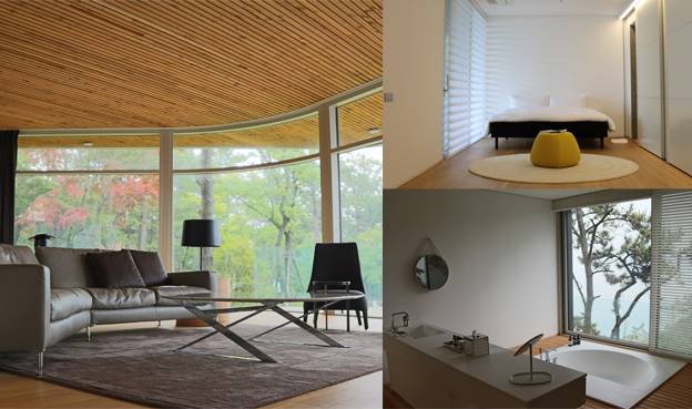 사우스케이프 빌라의 내부 인테리어.