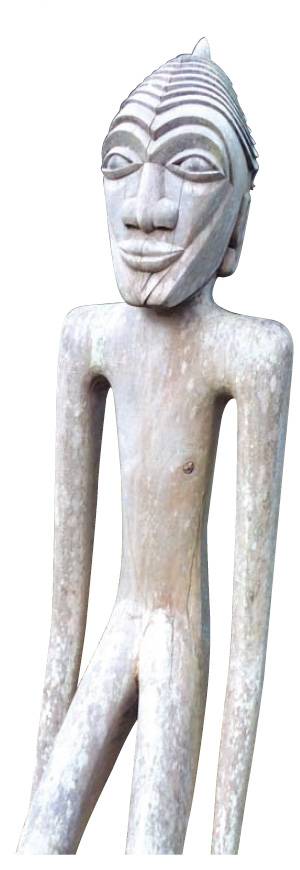 집이나 마을 앞에 서서 원주민들을 지킨다는 장승