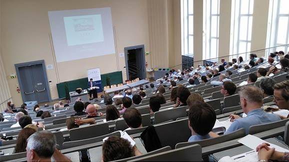 제 20회 세계수사학사회 학술대회 대회의장 모습. 올해에는 전 세계에서 약 300여명의 학자들이 모여 수사학의 다양한 측면에 관해 논의했다. /김헌 교수 제공