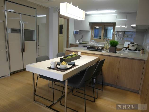 갈매역 아이파크 전용 84㎡C형 내부. 사진= 김하나 기자