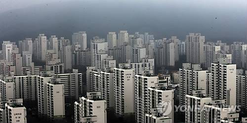 분당 아파트단지[연합뉴스 자료사진]