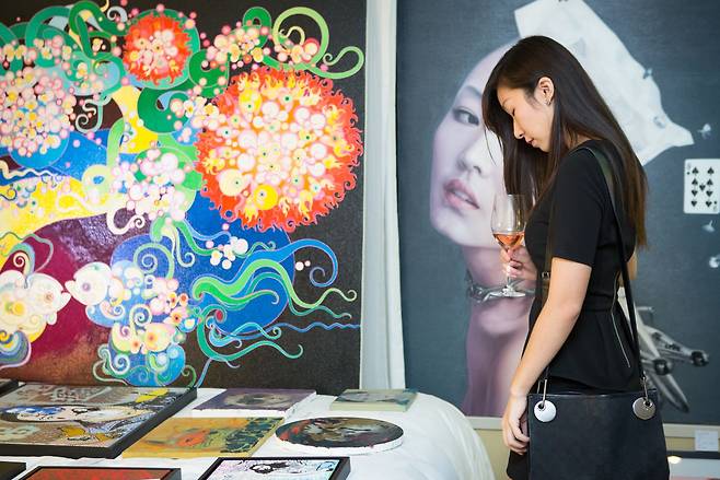 홍콩에서 개최된 아시아 컨템포러리 아트 쇼.