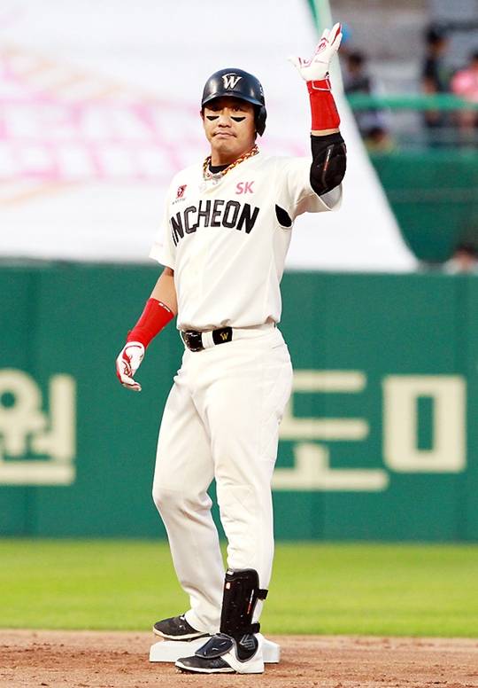 SK 김강민. /사진=SK 와이번스 제공