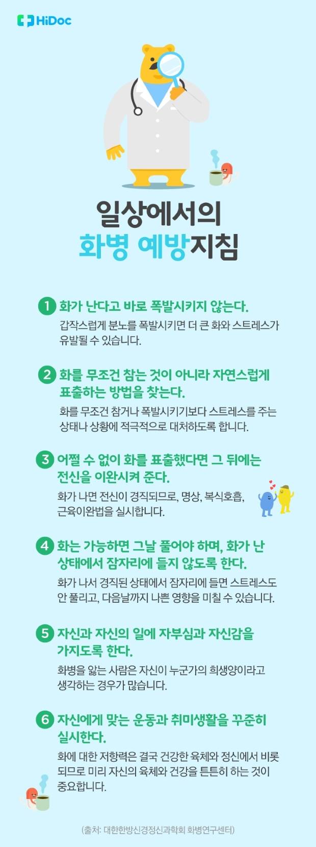 일상에서의 화병 예방지침