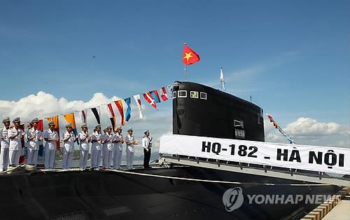 베트남이 러시아에서 구매한 킬로급 잠수함(OANA=연합뉴스 자료사진)