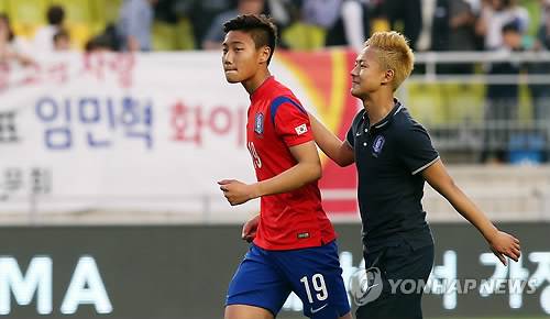 이승우(오른쪽)와 백승호.<<연합뉴스 자료사진>>