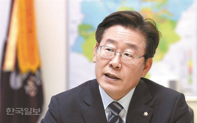 이재명 성남시장. 신상순 선임기자 ssshin@hk.co.k