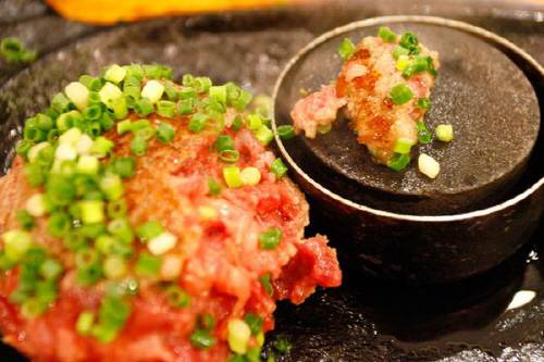 후쿠오카 기와미야의 햄버그.