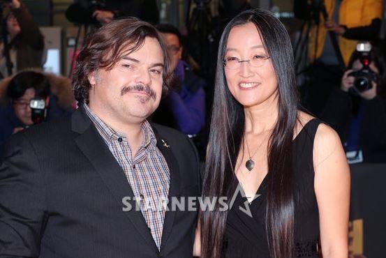 잭 블랙, 여인영 감독 /사진=박찬하 인턴기자