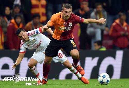 상하이선화가 루카스 포돌스키를 노린다. 이적한다 해도 그리 놀랄 일은 아니다. 사진(터키 이스탄불)=AFPBBNews=News1