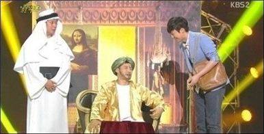 '만수르'에서 '억수르'로 이름이 바뀐 개그콘서트.