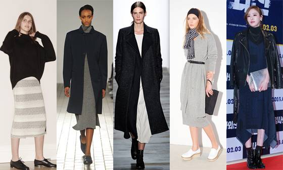 /사진= 브록 컬렉션, 1205, 웨스고든, 토마스마이어 2015 F/W 컬렉션, 머니투데이 DB