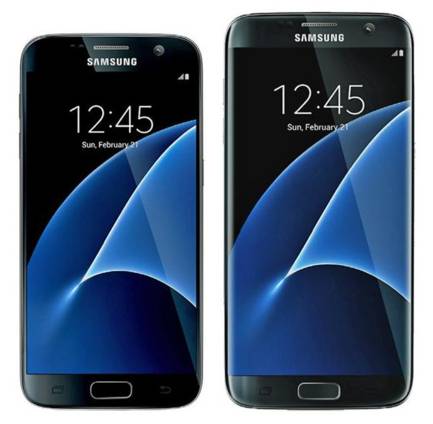 갤럭시S7(왼쪽)과 갤럭시S7 엣지로 추정되는 이미지.  / IT전문 트위터리안  에반 블래스