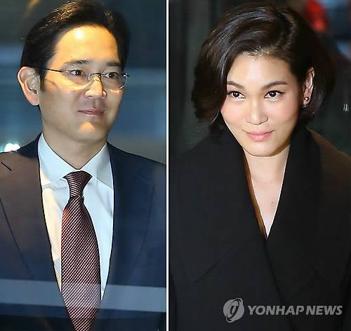 이재용 삼성전자 부회장(왼쪽)과 이서현 삼성물산 사장 <<연합뉴스 자료사진>>