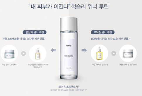 헉슬리 제품 구성. (사진 출처 : 홈페이지)