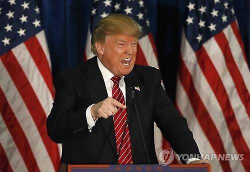 기세등등 트럼프 [AP=연합뉴스]