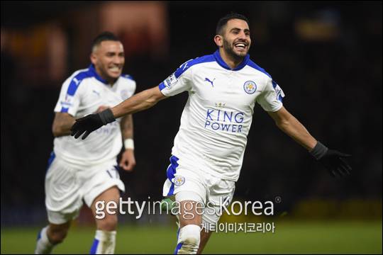 마레즈 결승골로 승점3 적립한 레스터 시티. ⓒ 게티이미지