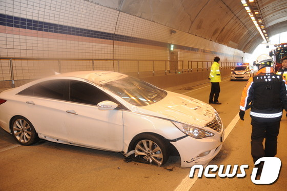 사고현장모습. (서울 중랑소방서 제공) © News1