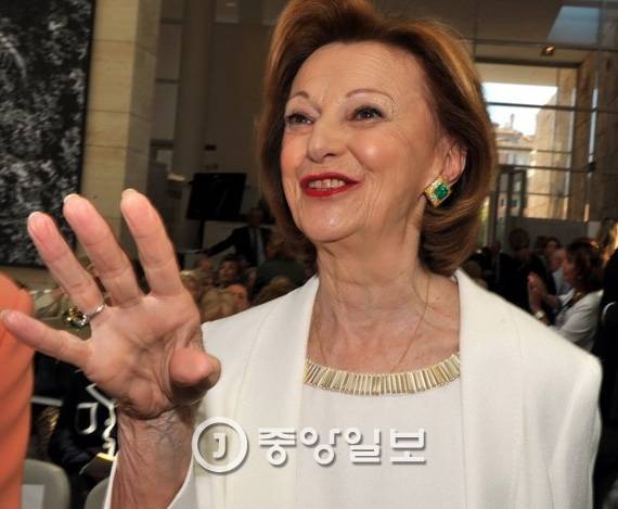 `페레로 초콜릿`으로 유명한 페레로그룹의 상속녀 마리아 프랑카 피솔로.