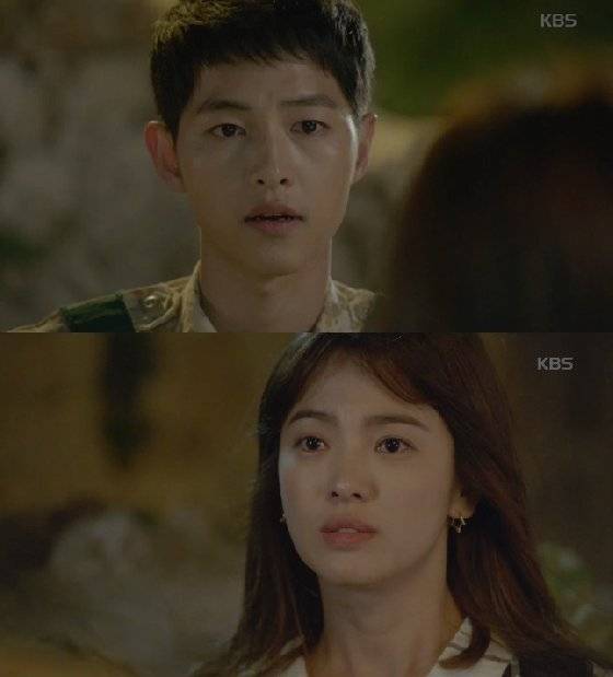 /사진=KBS 2TV 수목드라마 '태양의 후예' 5회, 6회 방송화면 캡처