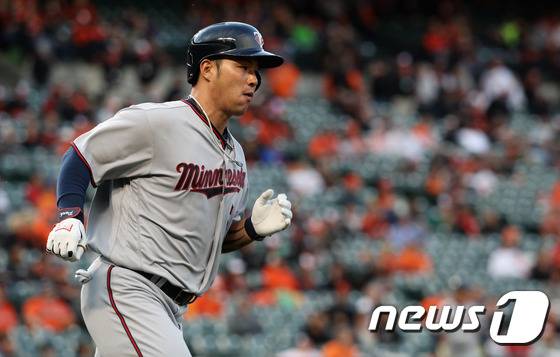 미네소타 트윈스 박병호(30)가 멀티히트를 때려내며 5-1 승리에 힘을 보탰다. © AFP=News1