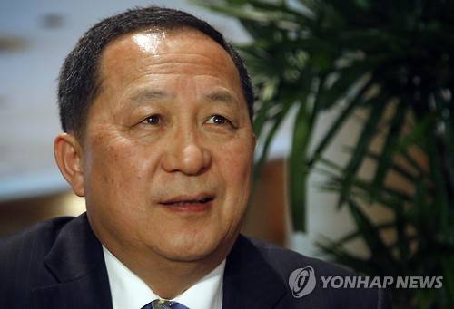 리용호 북한 외무상 [ AP=연합뉴스 자료사진 ]