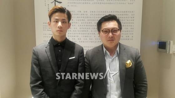 지샹 대표(오른쪽)와 궁룽량 대표 /사진=베이징(중국) 문완식 기자