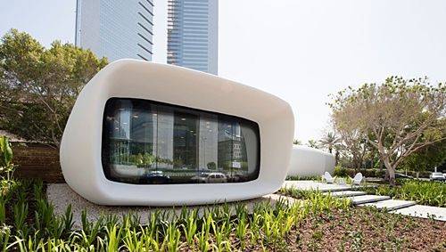 3D 프린터로 인쇄된 건물이 두바이에서 오픈했다. (사진= 두바이미디어트위터 @DXBMediaOffice)