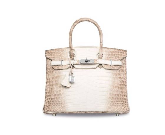 '히말랴야 나일로티쿠스 크로커다일 다이아몬드 버킨 30'이 홍콩 경매에서 핸드백 사상 최고 판매가를 기록했다. <출처: 크리스티 경매>