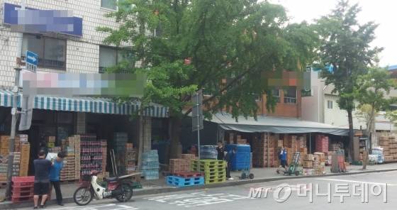 지난 5월27일 찾은 영등포 도매시장