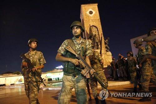 터키 쿠데타 발생[EPA=연합뉴스]