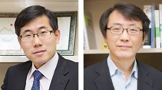 왼쪽부터 이부하, 김현준 교수