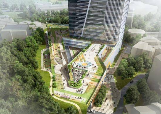 넷마블이 건설 중인 4000억원 규모의 신사옥의 개념도 /넷마블 제공