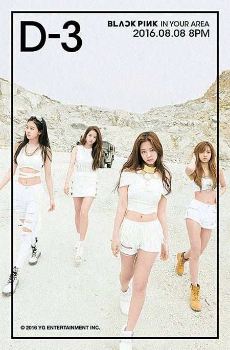 8일 데뷔한 YG의 새 걸그룹 블랙핑크. 데뷔 전부터 영상·사진을 집중 노출했다. [사진 YG 엔터테인먼트, DSP 미디어]