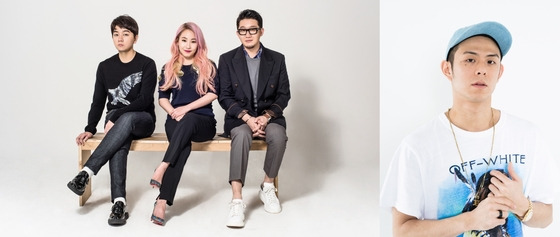 어반자카파(왼쪽)와 빈지노가 스페셜 콜라보레이션 곡을 발표한다. © News1star / 메이크어스엔터테인먼트