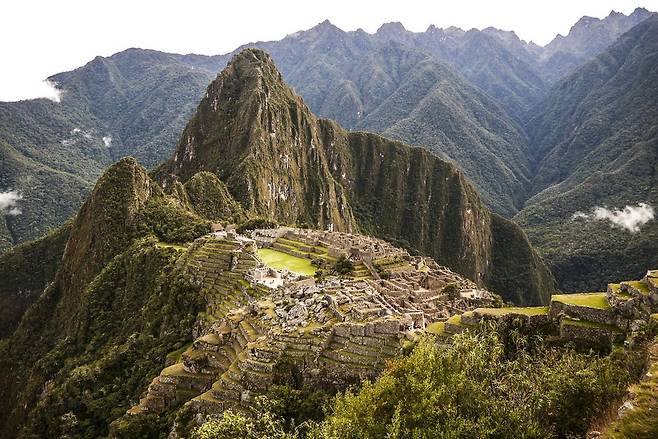 잉카의 공중도시 마추픽추. 노동효 제공