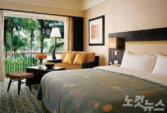 샹그릴라의 객실은 고급스러움을 자아낸다. (사진=허니문리조트 제공)