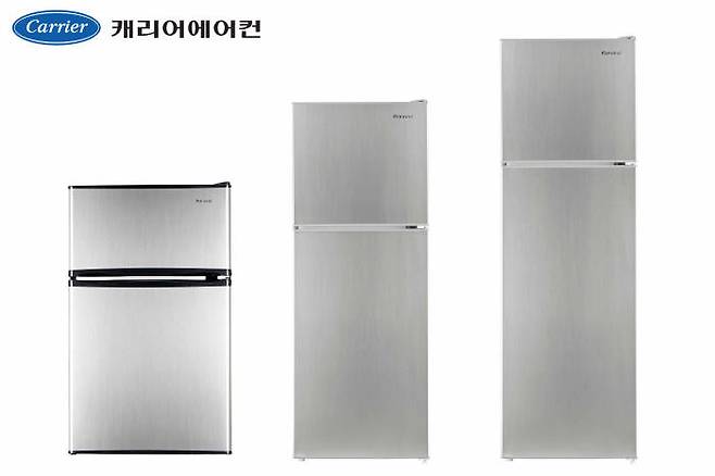 클라윈드 1등급 슬림형 냉장고 (왼쪽부터 90리터 138리터 168리터)