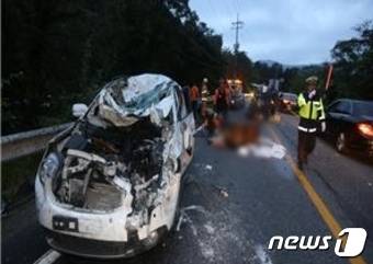 충남 부여군 사고현장 모습 © News1