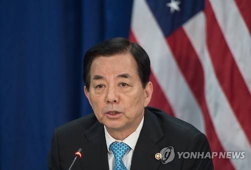 한민구 국방부 장관 [AFP=연합뉴스]