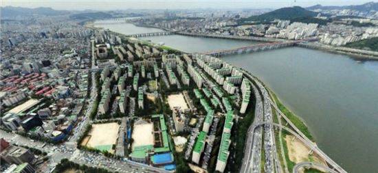 압구정 일대 아파트 전경